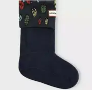 Hunter Original Kids Boot Socks Ladybird Print size XL New in Box