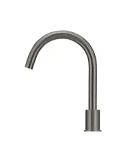 Meir Round Hob Mounted Swivel Spout Bathroom Laundry Outlet Gun Metal Shadow MS1