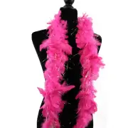 Candy Pink w/ color, 25 Gram, 4 Feet Long Chandelle Feather Boa, Great for Party