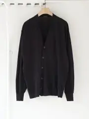 (ASK availability First)COMOLI COTTON V NECK CARDIGAN new