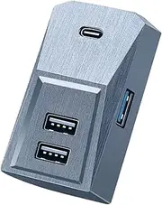Model Y USB Docking Station High-Speed Transmission Plug and Play Precise Fit Adapter Powered Splitter Expansion ABS, 3/Y