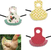 3 Pack Chicken Saddle for Hens,Chicken Saddles with Adjustable Elastic Should...