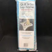 Collins Quilt 'N Go Lap Frame 11" x 11" PVC Portable Also For The Needle Arts