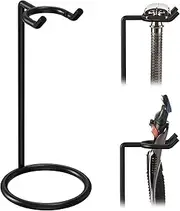 Linkidea Stainless Steel Safety Razor Stand, Men's Travel Shaving Razor Holder, Compatible with Gillette Fusion 5 Long Handle Safety Razor (Black)