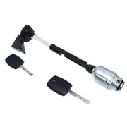 Car Bonnet Hood Release Lock Set with 2x Keys 4M5AA16B970AB for Ford for Focus II Mk2 2004-2012 Black silver