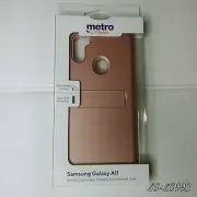 New Samsung Galaxy A11 Rose Gold Dual Case W/ Kickstand Metro by T-Mobile.