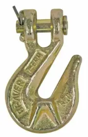 Beaver GRADE-70 GOLD CLEVIS GRAB HOOK WITH WING 6mm *Australian Brand