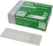 Livingstone Pathology Grade Microscope Glass Slide, 76.2 mm x 25.4 mm Size (Pack of 50)