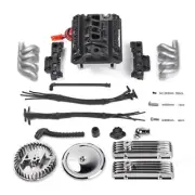 V8 Engine Motor F82 Cooling Fan for 1/10 RC TRX4 SCX10 RC4WD D90 RC Crawler