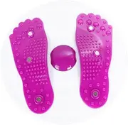 Totority Fitness Disc Exercise Board for Home Workout Home Gym Equipment Plate Exercise Balance Disk Household Fitness Equipment Purple