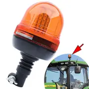 LED Rotating Warning car light for John Deere Tractor Truck Flashing Amber Flexible Emergency Strobe Lamp Beacon Forestry Agco