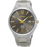 在飛比找Yahoo!奇摩拍賣優惠-SEIKO 太陽能SOLAR 純鈦男錶-SNE409P1☆公