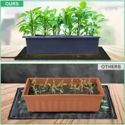 Seedling Heat Mat Waterproof Black Portable Durable Rodents Garden Supplies Rep℃