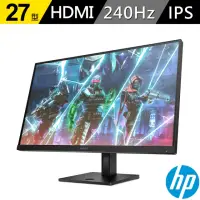 在飛比找momo購物網優惠-【HP 惠普】OMEN 27s 27型IPS FHD 240