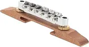 Parliky Electric Guitar Bridge Electric Guitar Tremolo Saddles Bridge Block Universal Guitar Roller Bridge Guitar Tremolo Bridge Guitar Bridge Tailpiece Bridges Musical Light Brown Wood