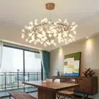 Modern Sputnik Firefly Chandelier LED Pendant Lighting Ceiling Dimmable Light