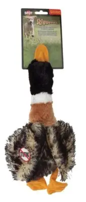 Skinneeez 8121 Multicolored Mallard Duck Plush Toy 24 L in. for Large Dogs