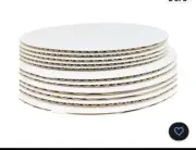 Pack Of 50. White 8” cake boards 50 Pieces