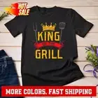 King Of The Grill Grilling Master Chef Cook Cooking BBQ Gift Unisex T-shirt