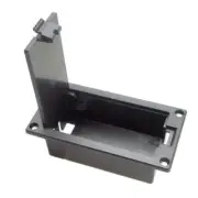 1 Black Guitar Bass Active Pickup Battery Box 9V Compartment