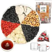 Kidney Tea Formula Ginseng Six Treasure Tea, Ginseng WolfberryTea, Natural Organic Kidney Cleanse Teabag for Men Women (40 Packs)