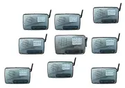 Call All Home Office Wireless Intercom System Charcoal 9-station-new from USA