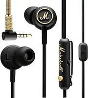 Marshall Mode EQ Wired In-Ear Headphones (Black and Brass)