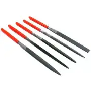 5 Assorted Needle Files 7 1/4" Metal Jewelers Hobby Craft Jewelry Repair Tools