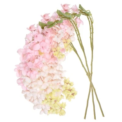 3-Pack Artificial Vines with Flowers, 3.18Feet Silk Flower Garland [Pink]