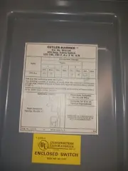 Cutler-Hammer Fusible Safety Switch DG223N 100A 240V 2P New