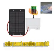5W Solar Powered Oxygenator Air Oxygen Aerator Pond Aquarium Fish Tank Outdoor