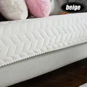 Fabric Soft Sofa Couch Cover Non-slip Slipcover Sofa Towel Protective Mat Living Room Beige 1