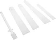 Ｓｉｍｈｏａ Glue Spreaders 5 Sizes Leather Scraping Spreader Flexible Glue Smear Sticks Glue Application Stick for Sewing Paper Crafts