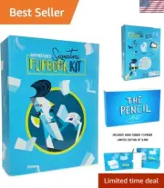 Official Signature Flipbook Kit for Kids & Adults for Drawing Animation, Prem...
