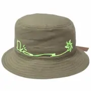 22Aw Dior Travis Scott Cactus Jack Logo Embroidered Bucket Hat