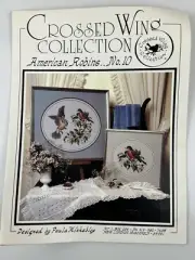 Crossed Wing Collection American Robins No. 10 Cross Stitch Pattern Chart