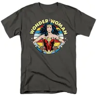 在飛比找蝦皮購物優惠-DC超級英雄神力女超人（神奇女俠）男士百分百純棉圓領短袖T恤