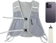 [Generic] Running Vest | Jogging Water Bladder Daypack - Multi Functions Lightweight Hydration Daypack for Cycling Running Jogging Trail Travel Outdoor Hunting