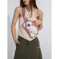 在飛比找ETMall東森購物網優惠-2023個性小眾腰包創意兒童包男童游戲機胸包可愛手機休閑跑步