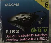 TASCAM IUR2 USB 2.0 Audio MIDI Interface for iPad Mac and PC HeadPhone