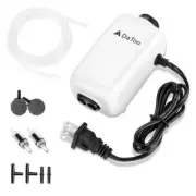 Aquarium Air Pump 3 Watt Adjustable Oxygen Pump With 2 Outlets For Fish Tant