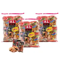 在飛比找momo購物網優惠-【天六】14袋綜合豆果子餅乾3包組(341g/包)