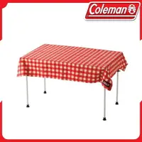 在飛比找樂天市場購物網優惠-【Coleman 紅格紋桌布】26878/露營桌/野餐桌/桌