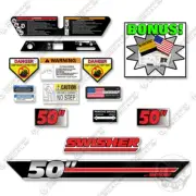 Fits Swisher Zero Turn Decal Kit Mower - 50 INCH - 7 YEAR OUTDOOR 3M VINYL!