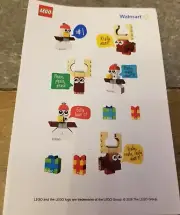 Set OF 5 Lego Stickers 2018 The Lego Group. 10 Stickers on each sheet.