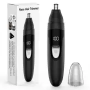 Nose Hair Trimmer,Painless Ear and Eyebrow Trimmer for Men with Dual Edge Bla...