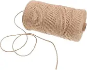 OSALADI Elegant Decorations Twine Jute Rope for Crafts Heavy Duty Braid Hessian Rope for DIY Twine String Natural