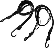 Long-Lasting Elastic Luggage Tie Rope Dual Hook Straps for Secure Fastening Motorcycle Helmet Cargo Securing 2 Pieces