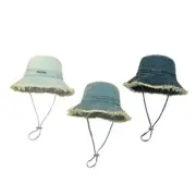 Summer Anti-uv Adult Bucket Hat Sunproof Fisherman Hat Breathable Leisure Hat