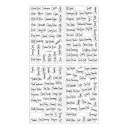 Storage Jar Labels Stickers Decals Perfect Spice Organisation